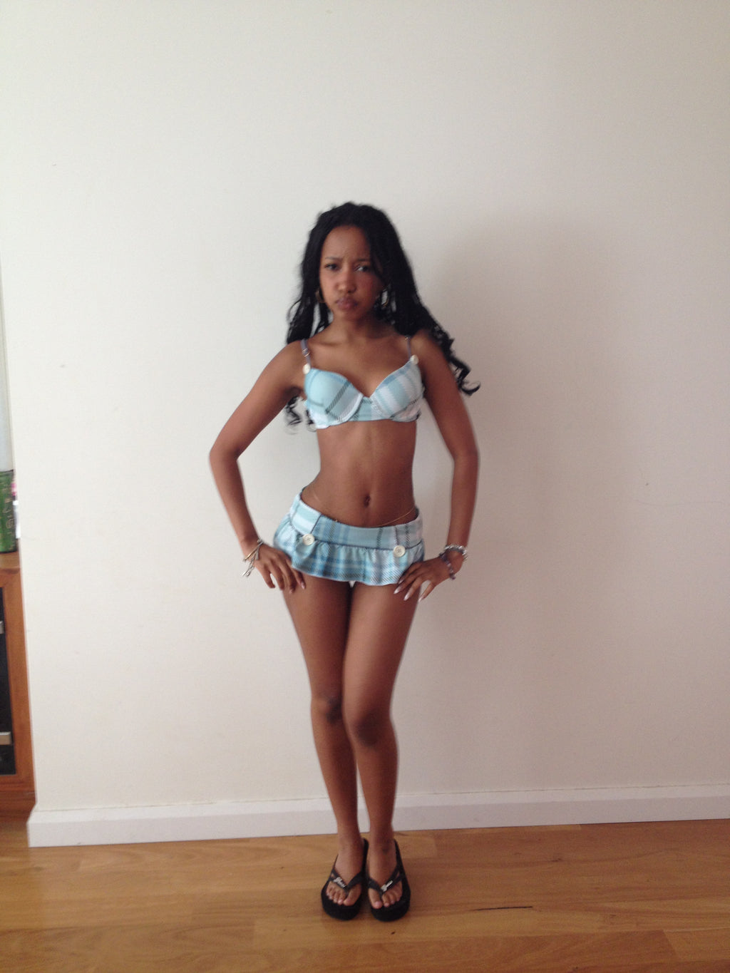 Topanga micro swim skirt