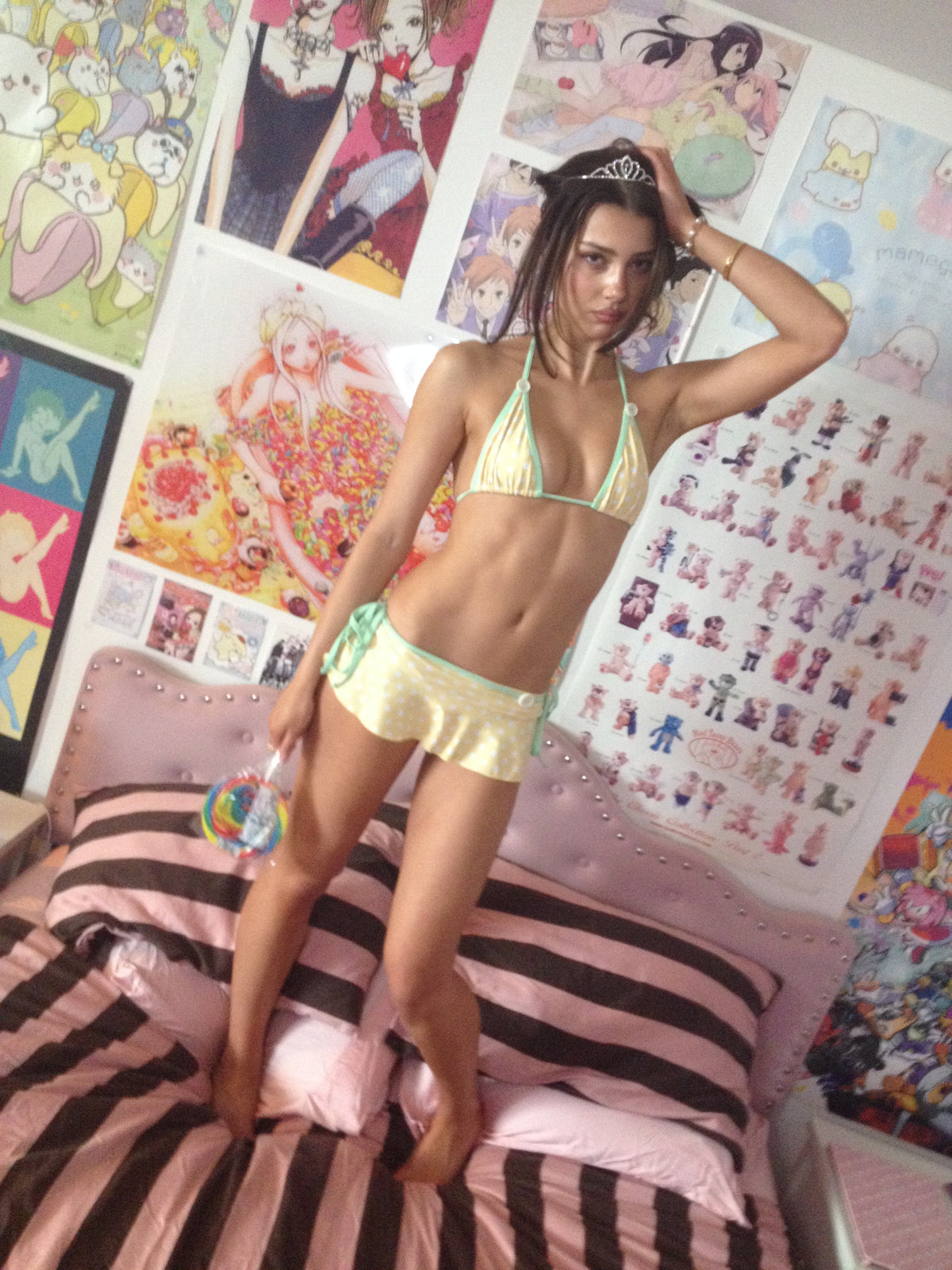 Lemon Meringue Triangle Top (PREORDER shipped in ~2 weeks)